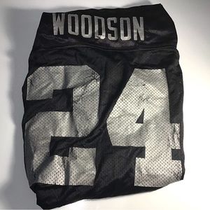 Vintage Reebok Oakland Vegas Raiders NFL Jersey Men Size XL Charles Woodson 24